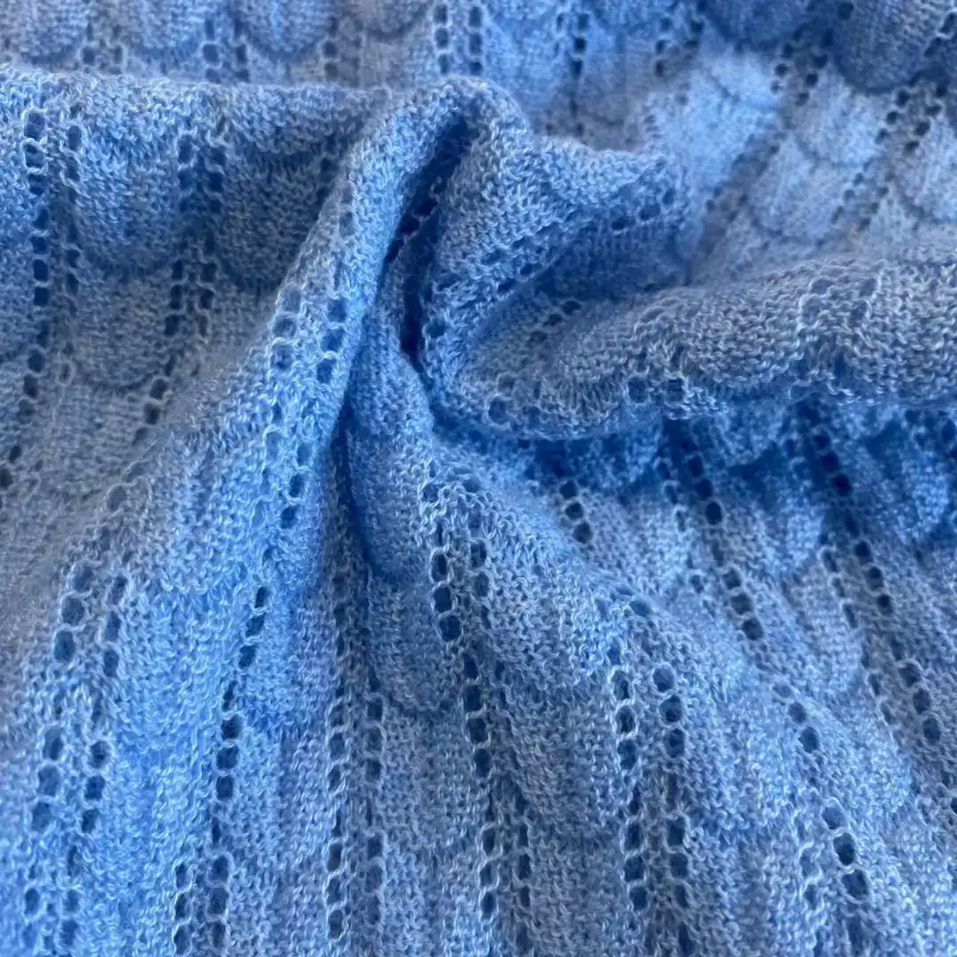 China Yarn for Open Cardigan (Sweater) Semi-Worsted Spun Regular Yarn Cotton Tencel BLUE color buy from China wholesaler bulk order at wholesale price free worldwide shipping Alibaba