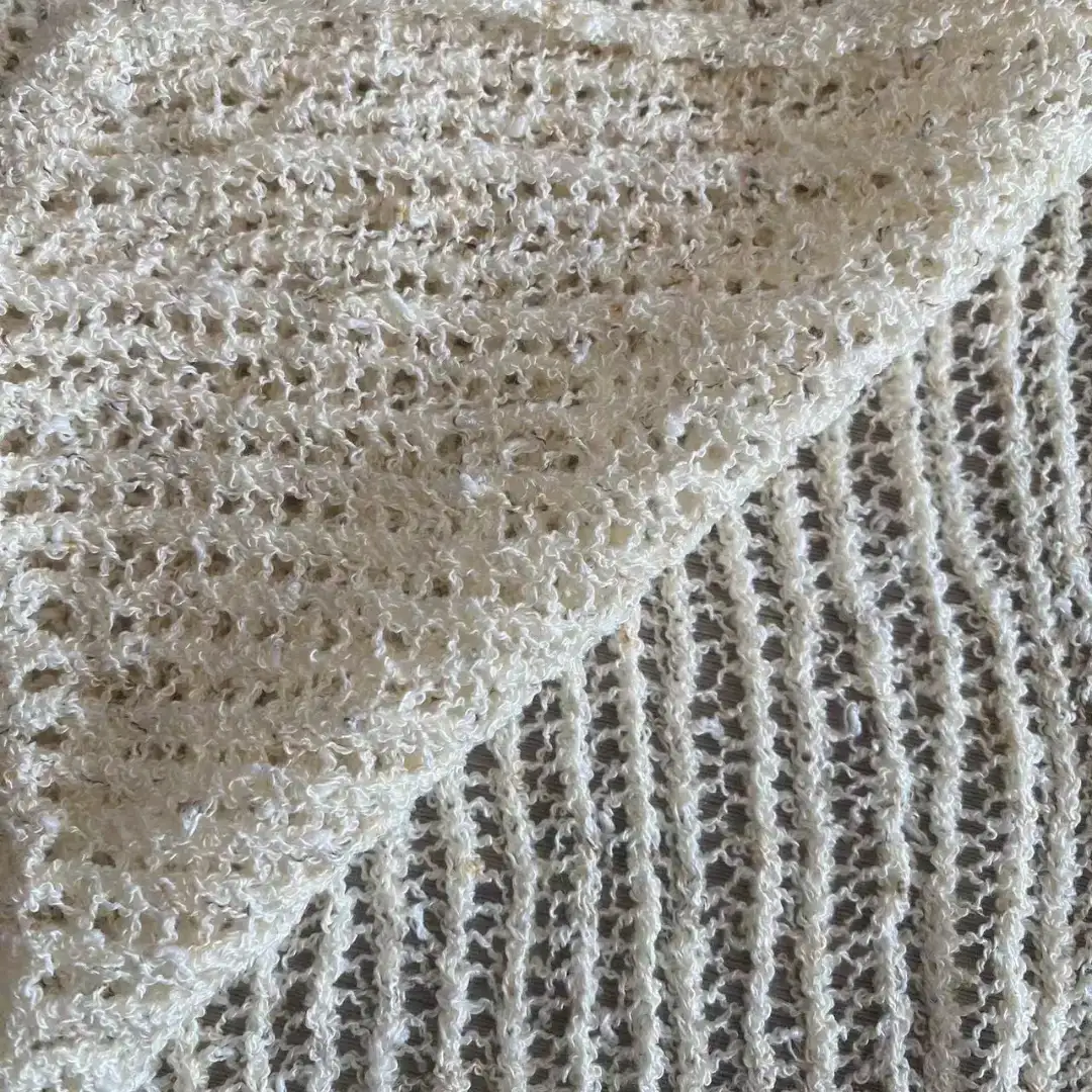 China Yarn for Open Cardigan (Sweater) Boucle Yarn Fancy Yarn Acrylic Polyester Nylon ECRU color buy from China wholesaler bulk order at wholesale price free worldwide shipping Alibaba