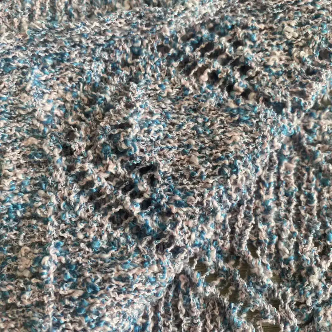 China Yarn for Open Cardigan (Sweater) Boucle Yarn Fancy Yarn Polyester Recycled Polyester PURPLE color buy from China wholesaler bulk order at wholesale price free worldwide shipping Alibaba