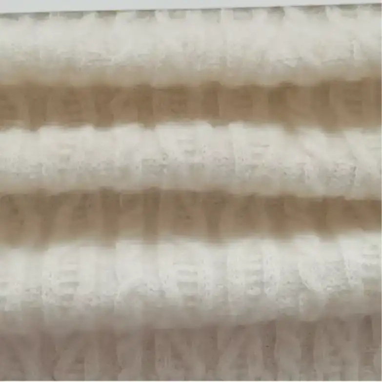 China Yarn for Shirt Long Sleeve Zipper (Sweater),Round Neck Pullover (Sweater),Roll Neck Jumper (Sweater),Buttonless Cardigan (Sweater) Mossy Yarn Fancy Yarn Recycled Polyester Polyester Wool Elastane Camel Ivory color buy from China wholesaler bulk order at wholesale price free worldwide shipping Alibaba