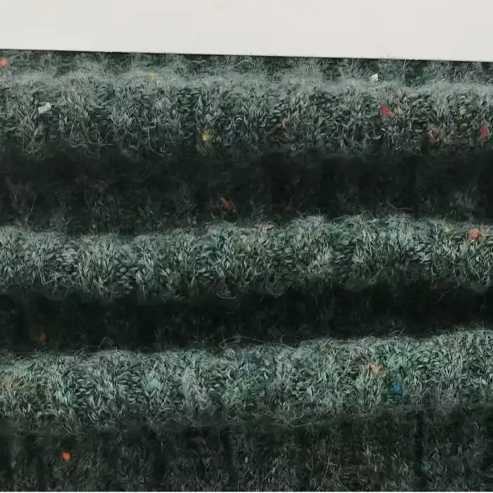 China Yarn for Open Cardigan (Sweater),Half-Zipper Cardigan (Sweater),Knitted Jacket (Sweater),Round Neck Pullover (Sweater) Mossy Yarn Fancy Yarn Recycled Polyester Recycled Acrylic re-nylon RWS Wool Elastane Green color buy from China wholesaler bulk order at wholesale price free worldwide shipping Alibaba