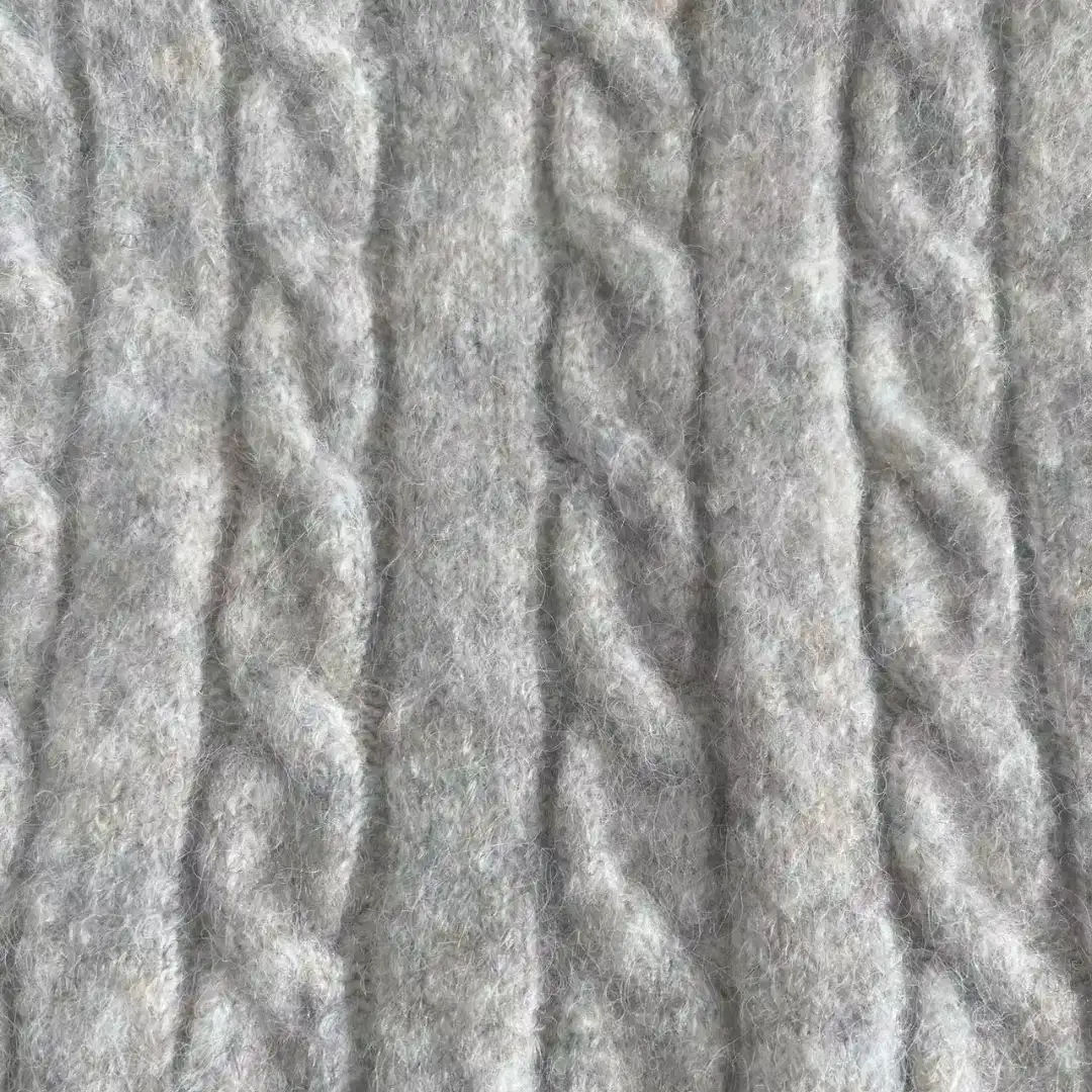 China Yarn for Open Cardigan (Sweater) Mossy Yarn Fancy Yarn Recycled Polyester Acrylic Nylon Elastane BEIGE color buy from China wholesaler bulk order at wholesale price free worldwide shipping Alibaba