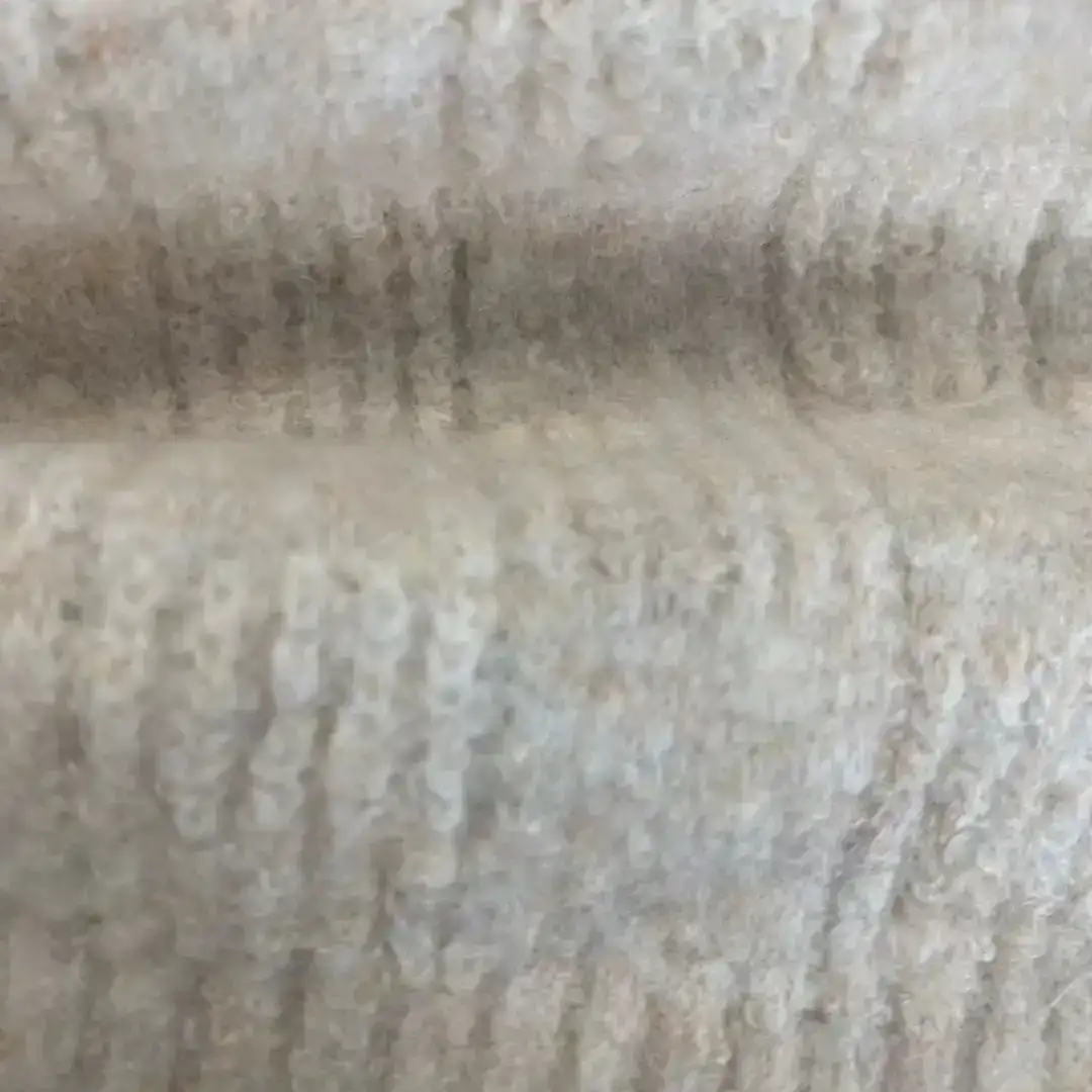 China Yarn for Open Cardigan (Sweater) Boucle Yarn Fancy Yarn Recycled Polyester Acrylic Wool Elastane ECRU color buy from China wholesaler bulk order at wholesale price free worldwide shipping Alibaba