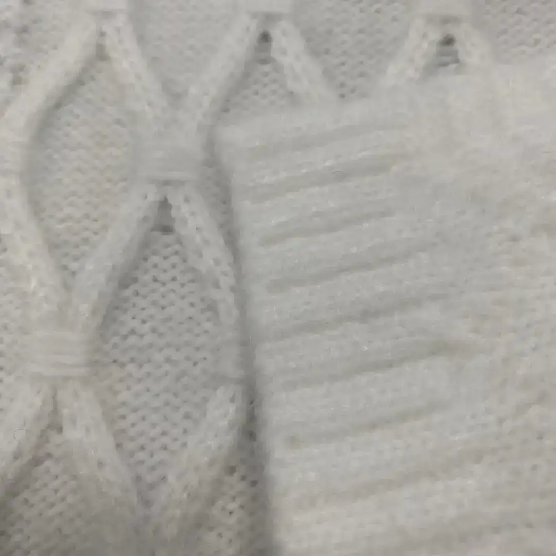 China Yarn for Open Cardigan (Sweater) Air Spun Yarn Fancy Yarn Recycled Polyester Polyester white color buy from China wholesaler bulk order at wholesale price free worldwide shipping Alibaba