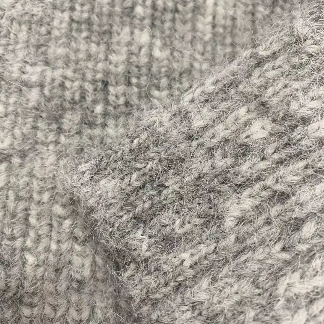 China Yarn for Open Cardigan (Sweater) Air Spun Yarn Fancy Yarn Recycled Polyester Polyester Nylon Wool GREY color buy from China wholesaler bulk order at wholesale price free worldwide shipping Alibaba