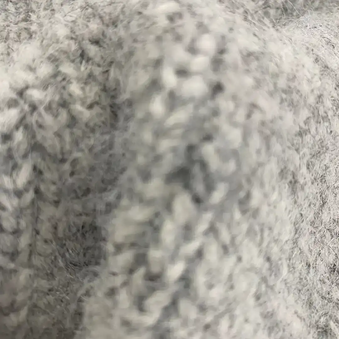 China Yarn for Open Cardigan (Sweater) Air Spun Yarn Fancy Yarn Recycled Polyester Polyester Nylon Wool GREY color buy from China wholesaler bulk order at wholesale price free worldwide shipping Alibaba
