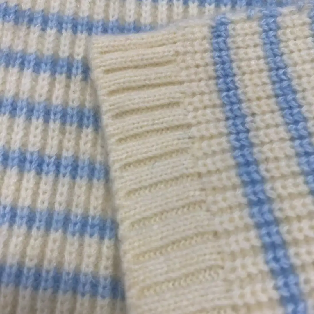 China Yarn for Open Cardigan (Sweater) Air Spun Yarn Fancy Yarn Recycled Polyester Nylon Wool WHITE+BLUE color buy from China wholesaler bulk order at wholesale price free worldwide shipping Alibaba