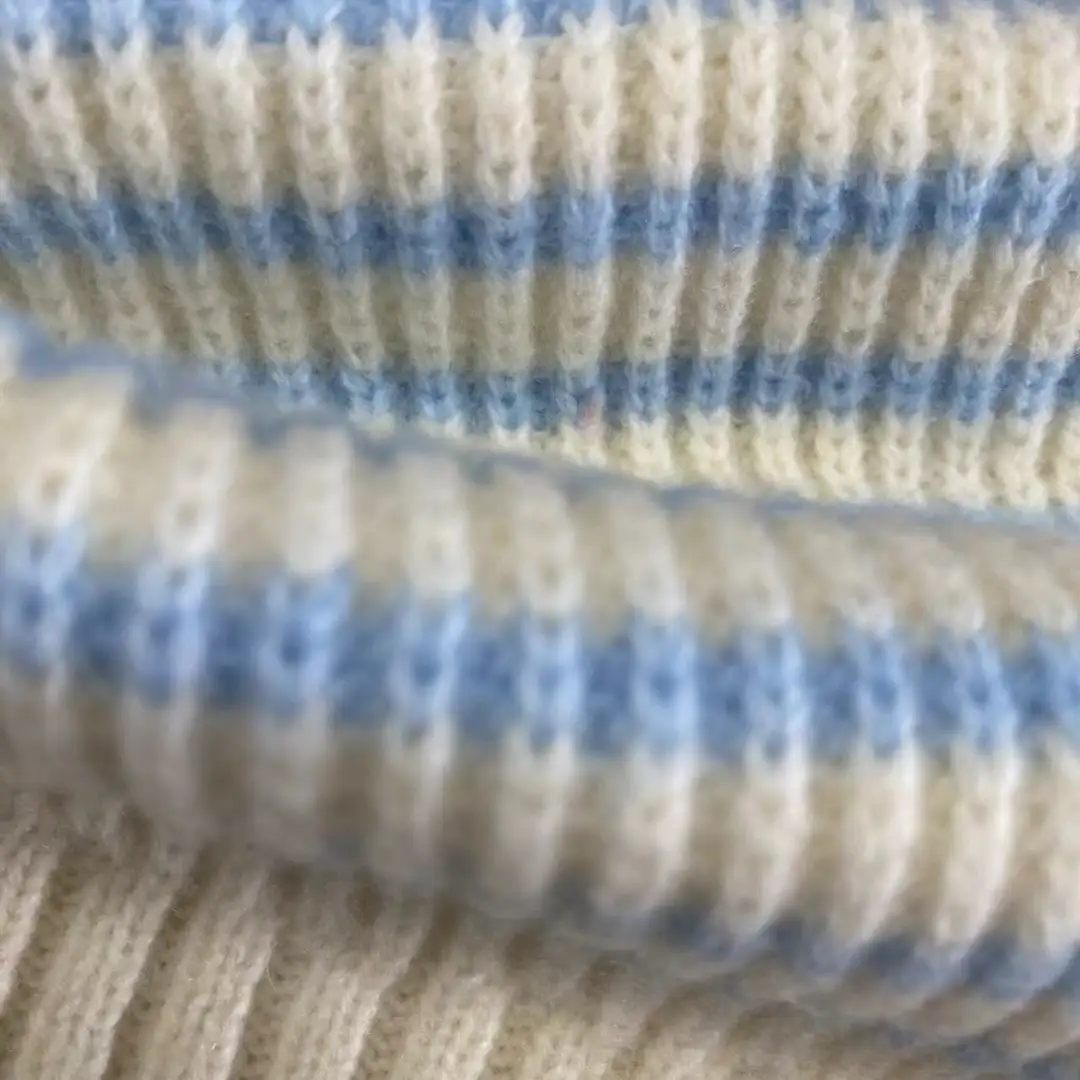 China Yarn for Open Cardigan (Sweater) Air Spun Yarn Fancy Yarn Recycled Polyester Nylon Wool WHITE+BLUE color buy from China wholesaler bulk order at wholesale price free worldwide shipping Alibaba