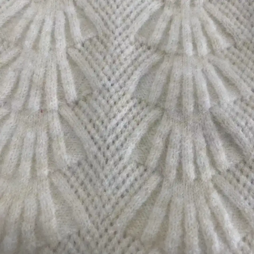 China Yarn for Open Cardigan (Sweater) Mossy Yarn Fancy Yarn Recycled Polyester Wool Elastane ECRU color buy from China wholesaler bulk order at wholesale price free worldwide shipping Alibaba