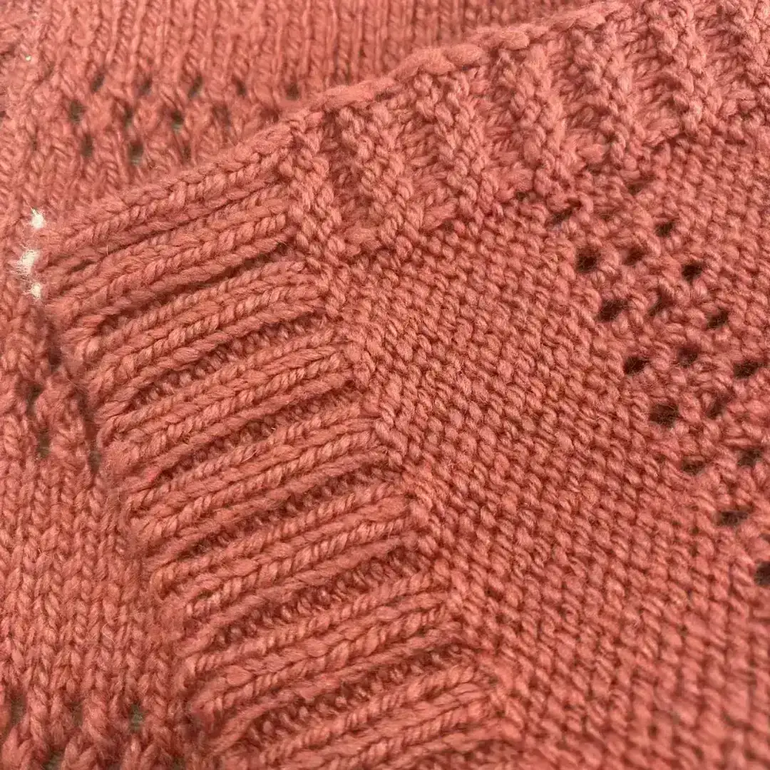 China Yarn for Open Cardigan (Sweater) Woollen Spun Regular Yarn BCI Cotton Recycled Viscose Nylon RED color buy from China wholesaler bulk order at wholesale price free worldwide shipping Alibaba