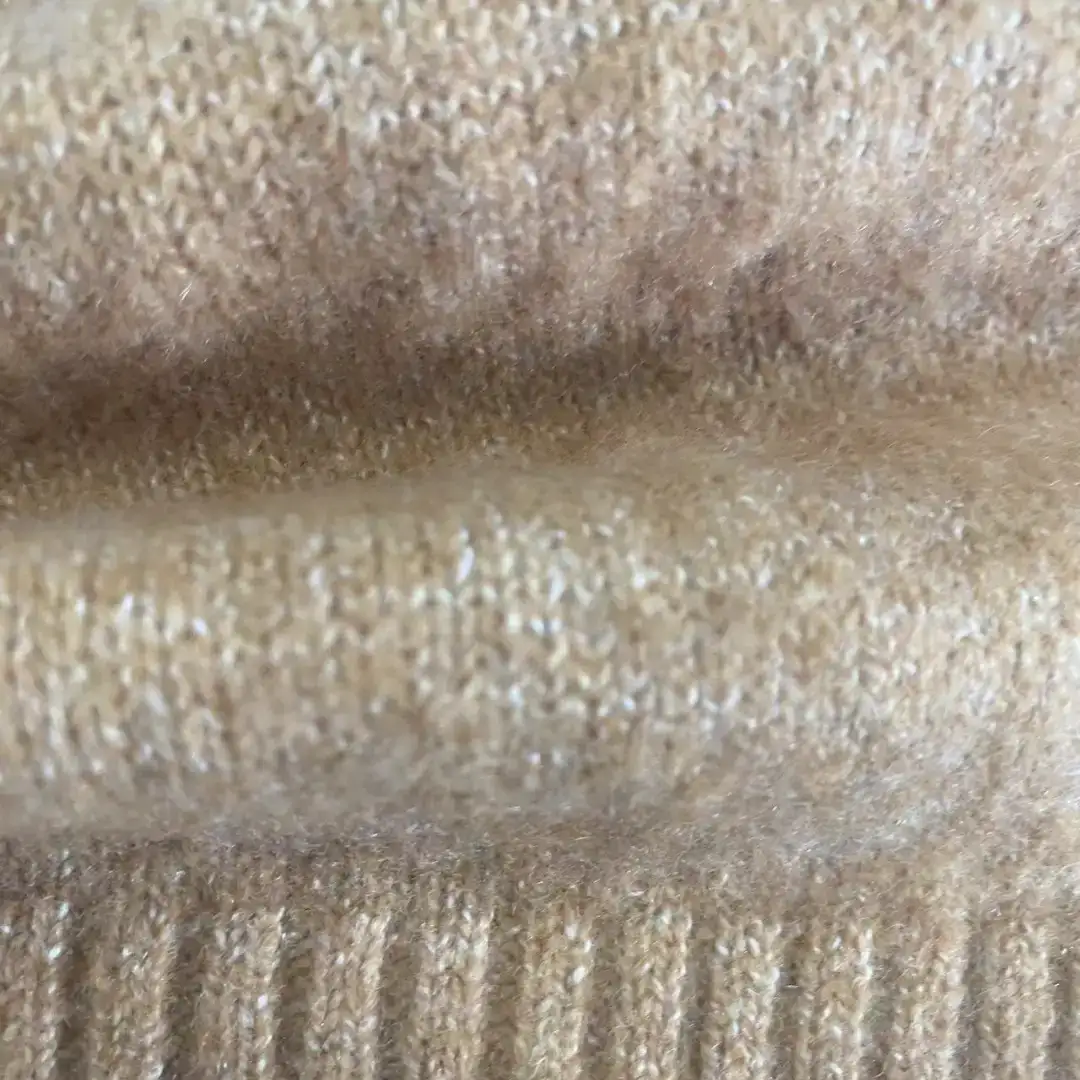 China Yarn for Open Cardigan (Sweater) Mossy Yarn Fancy Yarn Recycled Polyester Polyester Acrylic Wool Elastane YELLOW color buy from China wholesaler bulk order at wholesale price free worldwide shipping Alibaba