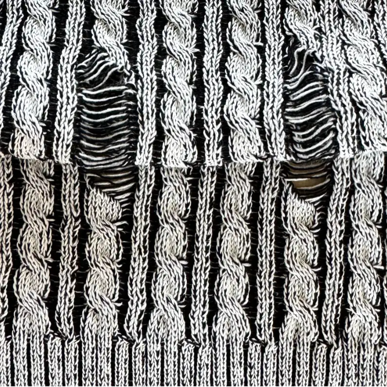 China Yarn for Open Cardigan (Sweater),Round Neck Pullover (Sweater),Crop Top Pullover (Sweater),Dresses (Cardigan Open) (Sweater) Twisted Yarn Twisted Yarn Recycled Cotton Recycled Polyester white,black color buy from China wholesaler bulk order at wholesale price free worldwide shipping Alibaba