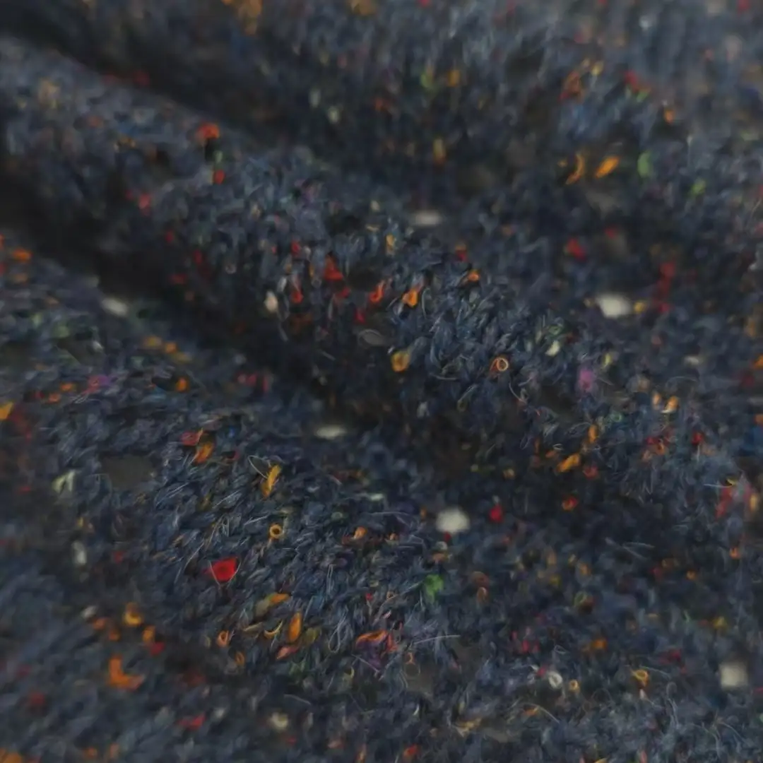 China Yarn for Hoodie,Open Cardigan (Sweater),Round Neck Pullover (Sweater),Crop Top Pullover (Sweater) Mossy Yarn Fancy Yarn Recycled Polyester Polyester Acrylic Dark blue color buy from China wholesaler bulk order at wholesale price free worldwide shipping Alibaba