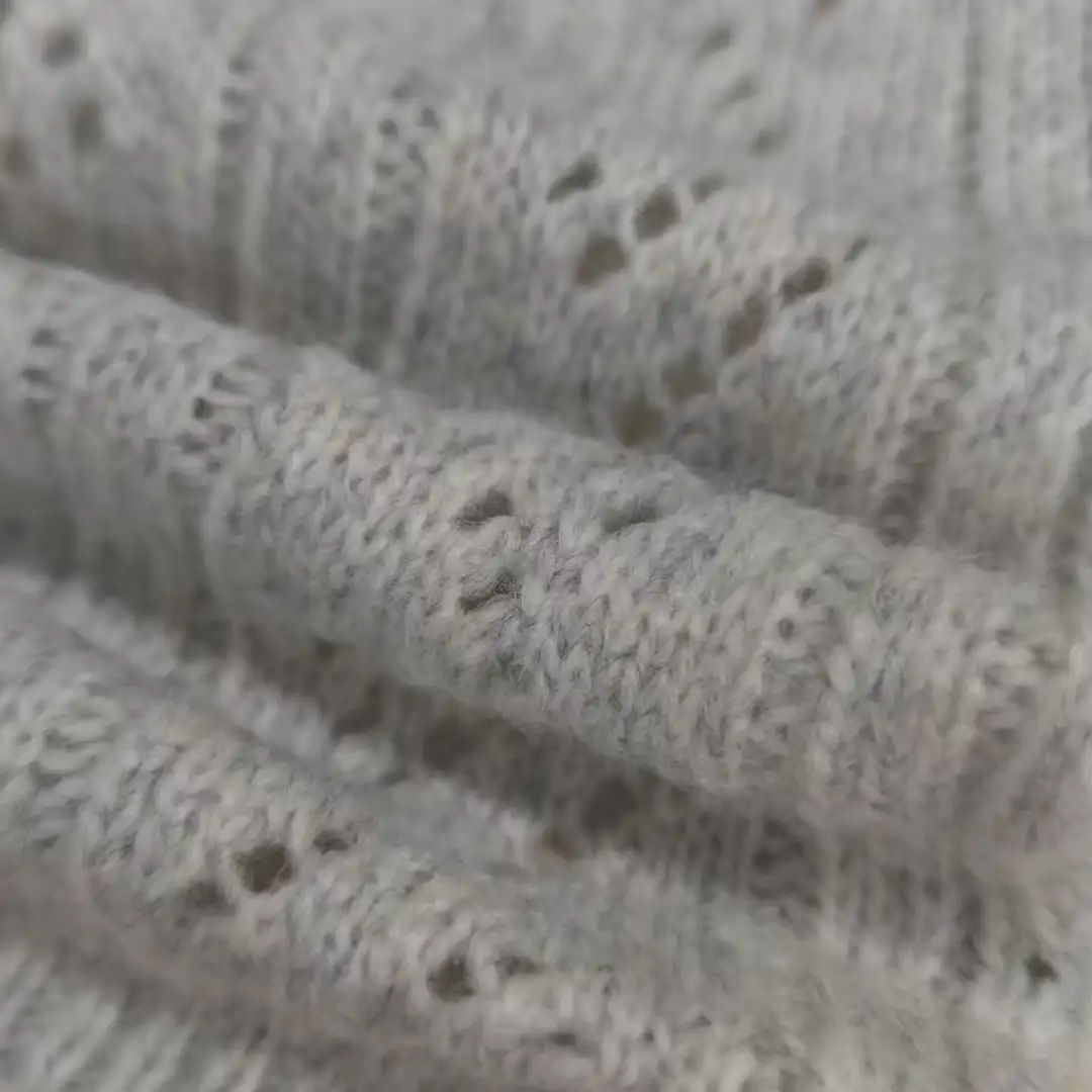 China Yarn for Open Cardigan (Sweater),Round Neck Pullover (Sweater),Crop Top Pullover (Sweater) Air Spun Yarn Fancy Yarn Nylon Recycled Polyester Gray color buy from China wholesaler bulk order at wholesale price free worldwide shipping Alibaba