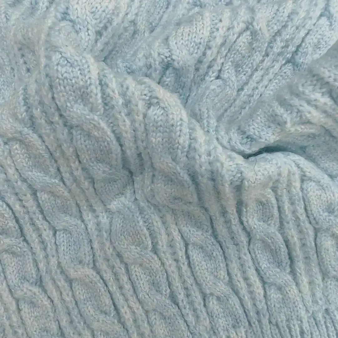 China Yarn for Crop Top,Hoodie,Open Cardigan (Sweater),Round Neck Pullover (Sweater),Crop Top Pullover (Sweater) Mossy Yarn Fancy Yarn Recycled Polyester Acrylic Polyester Spandex wathet blue color buy from China wholesaler bulk order at wholesale price free worldwide shipping Alibaba