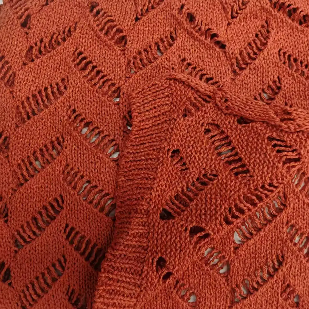 China Yarn for Open Cardigan (Sweater),Full-Zipper Cardigan (Sweater),Half-Zipper Cardigan (Sweater),Hoodie  (Sweater) Slub Yarn Fancy Yarn BCI Cotton Polyester Dark red color buy from China wholesaler bulk order at wholesale price free worldwide shipping Alibaba