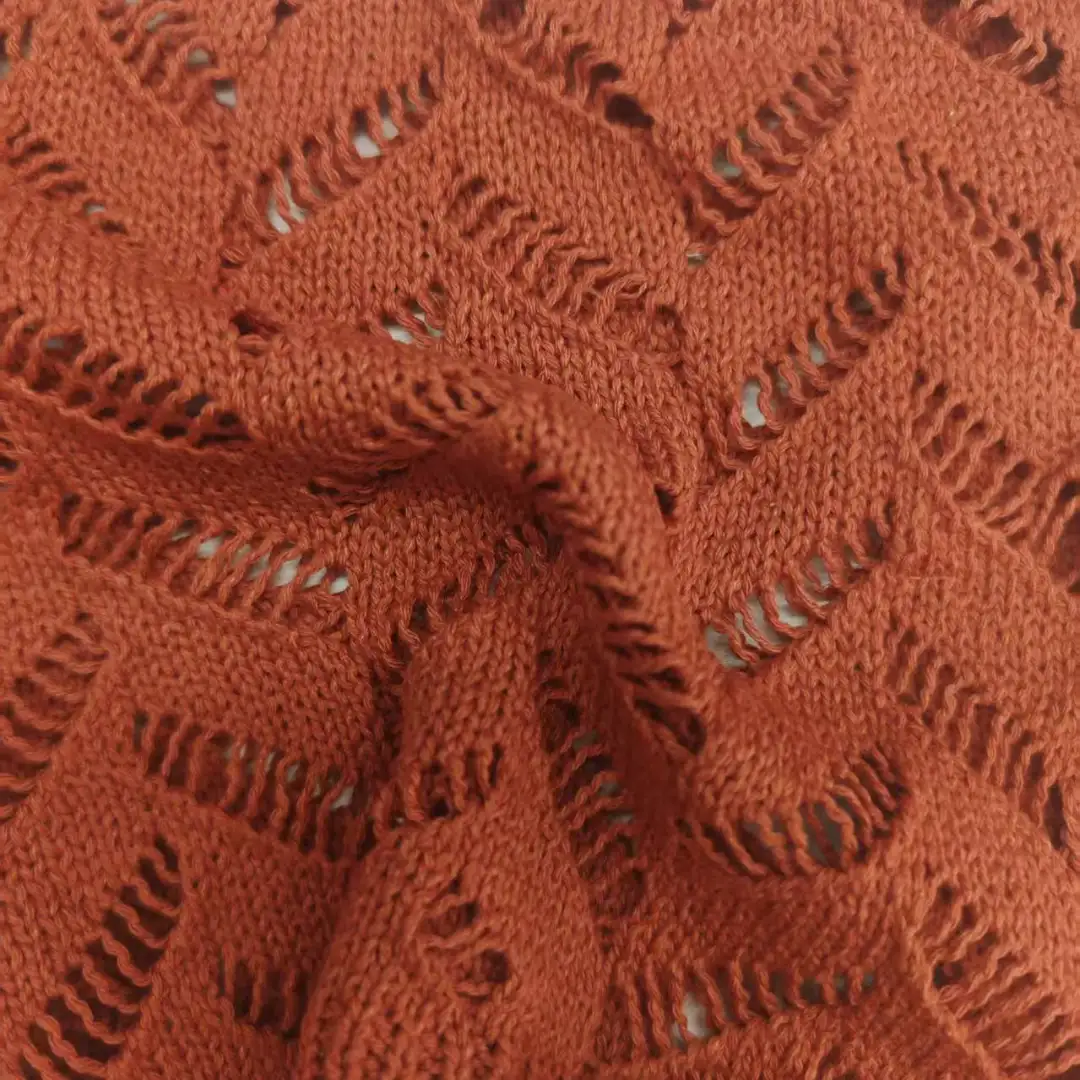 China Yarn for Open Cardigan (Sweater),Full-Zipper Cardigan (Sweater),Half-Zipper Cardigan (Sweater),Hoodie  (Sweater) Slub Yarn Fancy Yarn BCI Cotton Polyester Dark red color buy from China wholesaler bulk order at wholesale price free worldwide shipping Alibaba