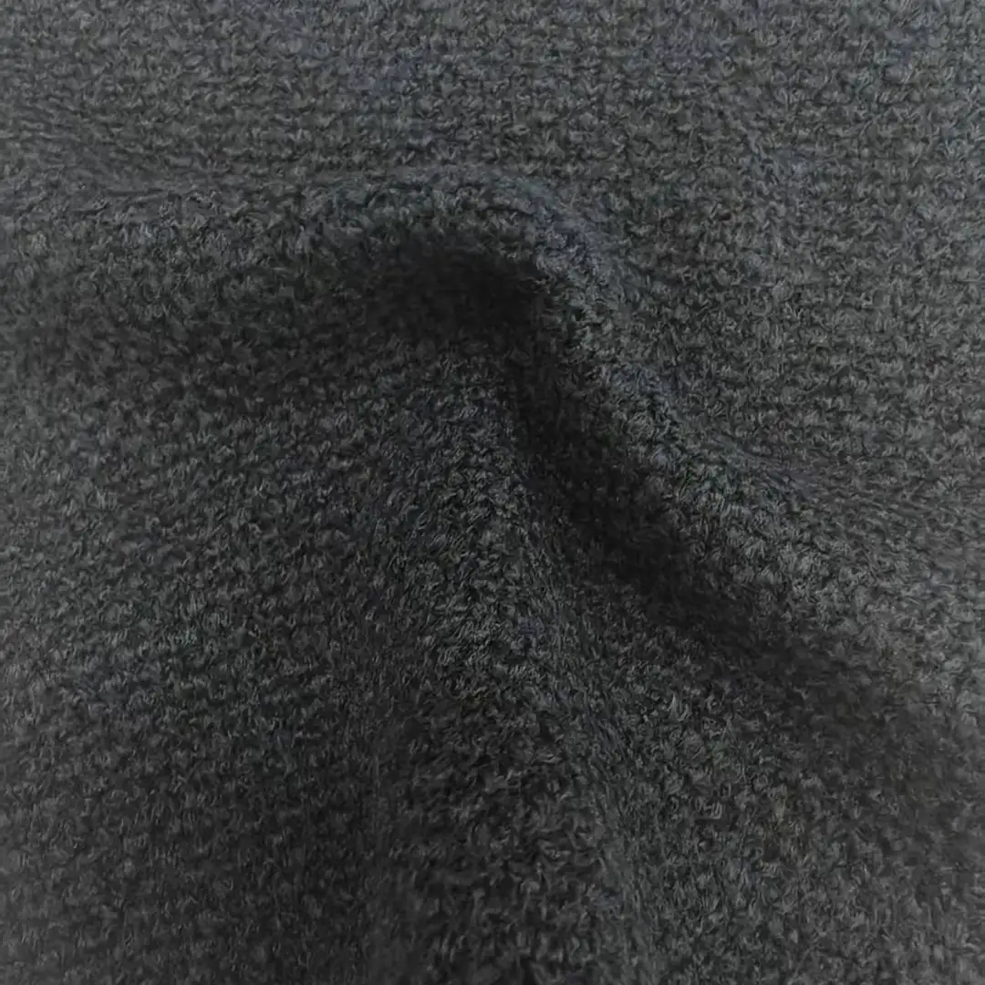 China Yarn for Hoodie,Open Cardigan (Sweater),Round Neck Pullover (Sweater),Crop Top Pullover (Sweater) Mossy Yarn Fancy Yarn Recycled Polyester Polyester Acrylic Spandex Dark blue color buy from China wholesaler bulk order at wholesale price free worldwide shipping Alibaba