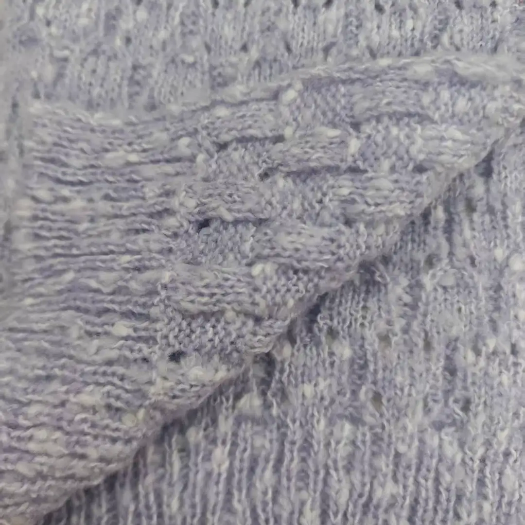 China Yarn for Crop Top,Full-Zipper Cardigan (Sweater),Round Neck Pullover (Sweater),Kids Crew-Neck Cardigan (Sweater) Knot Yarn Fancy Yarn Polyester Wool violet color buy from China wholesaler bulk order at wholesale price free worldwide shipping Alibaba