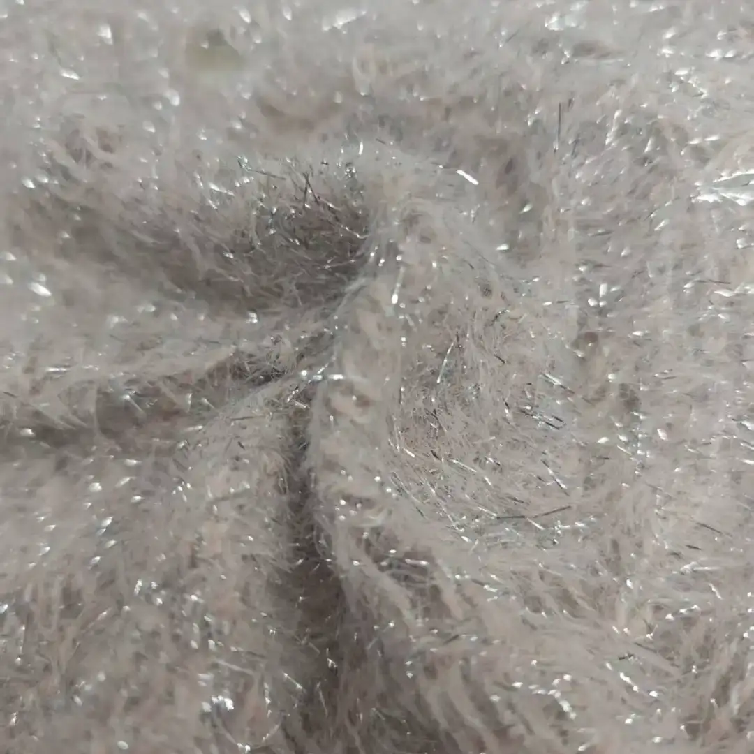 China Yarn for Crop Top,Hoodie,Round Neck Pullover (Sweater),Hoodie  (Sweater),Dresses (Cardigan Open) (Sweater) Cat Feather Yarn Fancy Yarn Nylon Lurex Pink color buy from China wholesaler bulk order at wholesale price free worldwide shipping Alibaba