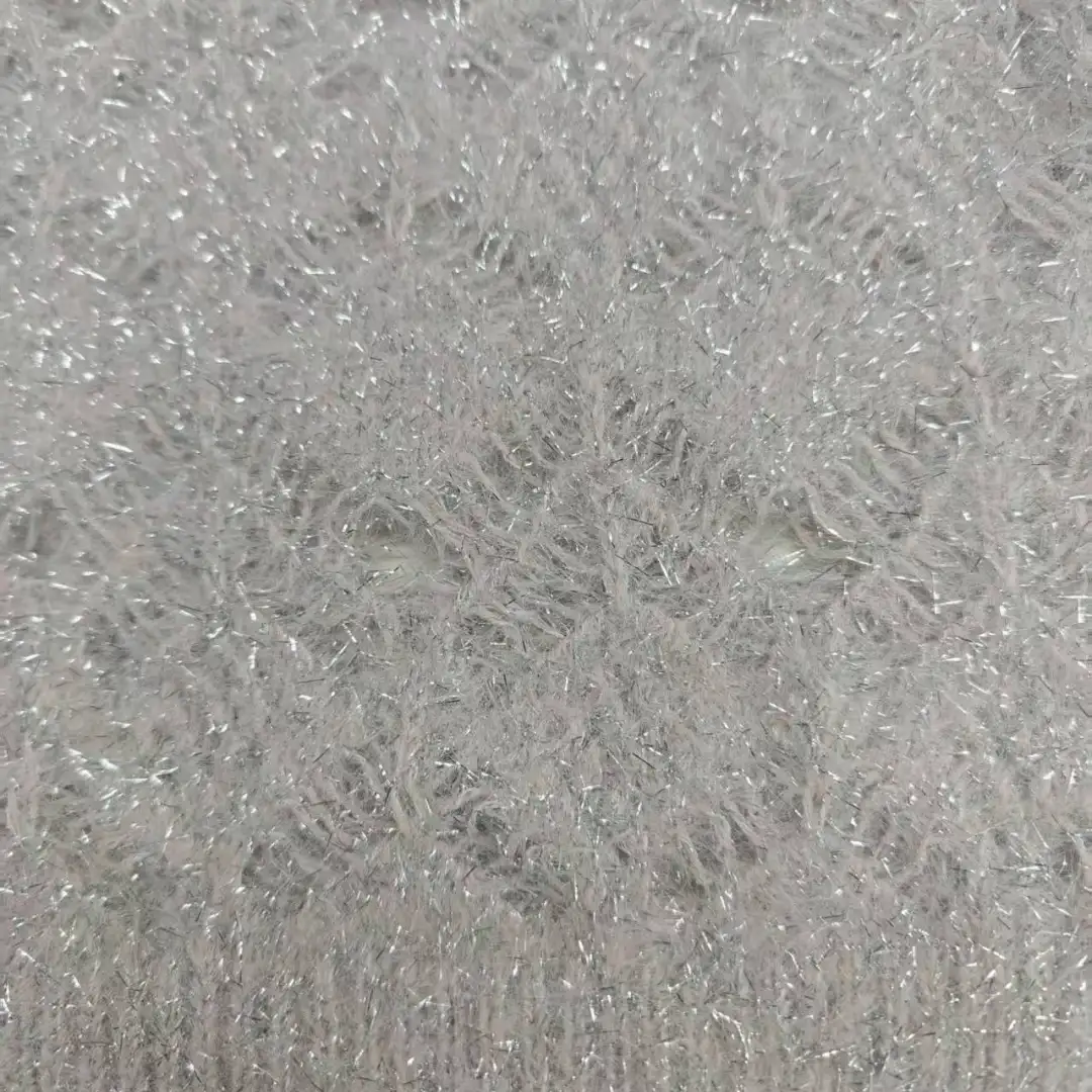 China Yarn for Crop Top,Hoodie,Round Neck Pullover (Sweater),Hoodie  (Sweater),Dresses (Cardigan Open) (Sweater) Cat Feather Yarn Fancy Yarn Nylon Lurex Pink color buy from China wholesaler bulk order at wholesale price free worldwide shipping Alibaba