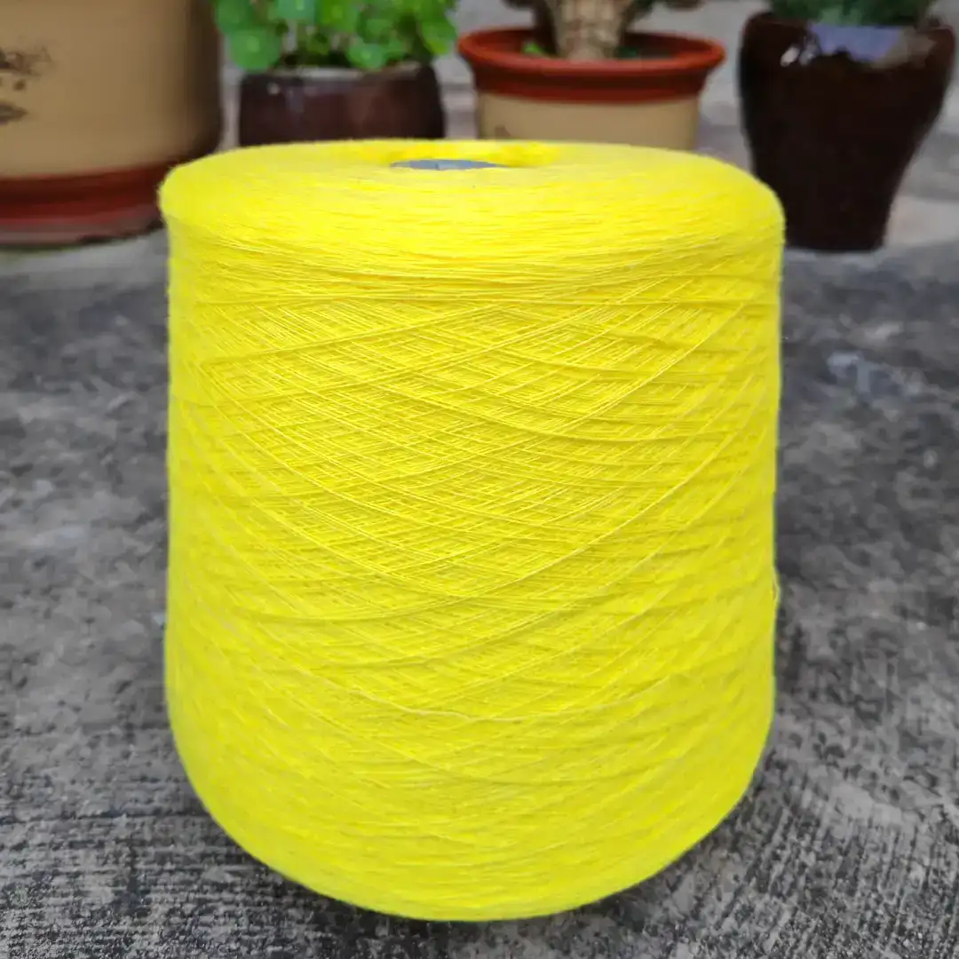 China Yarn for Ladies Vest (Sweater),T-shirt (Sweater) Ring Spun Regular Yarn BCI Cotton yellow color buy from China wholesaler bulk order at wholesale price free worldwide shipping Alibaba