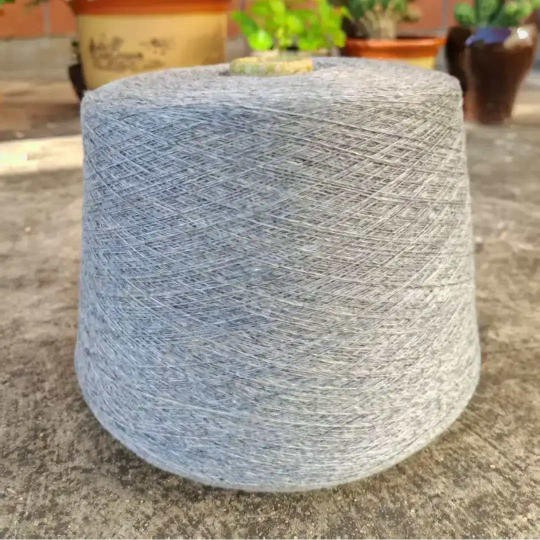 China Yarn for Ladies Vest (Sweater),T-shirt (Sweater) Woollen Spun Regular Yarn Polyester Acrylic Nylon Viscose Wool gray color buy from China wholesaler bulk order at wholesale price free worldwide shipping Alibaba