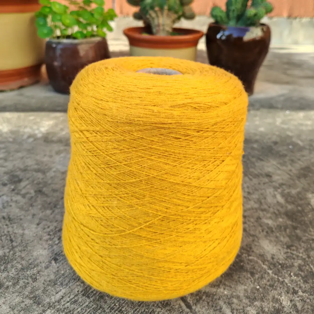 China Yarn for Ladies Vest (Sweater),Men’s Vest (Sweater) Ring Spun Regular Yarn Acrylic yellow color buy from China wholesaler bulk order at wholesale price free worldwide shipping Alibaba