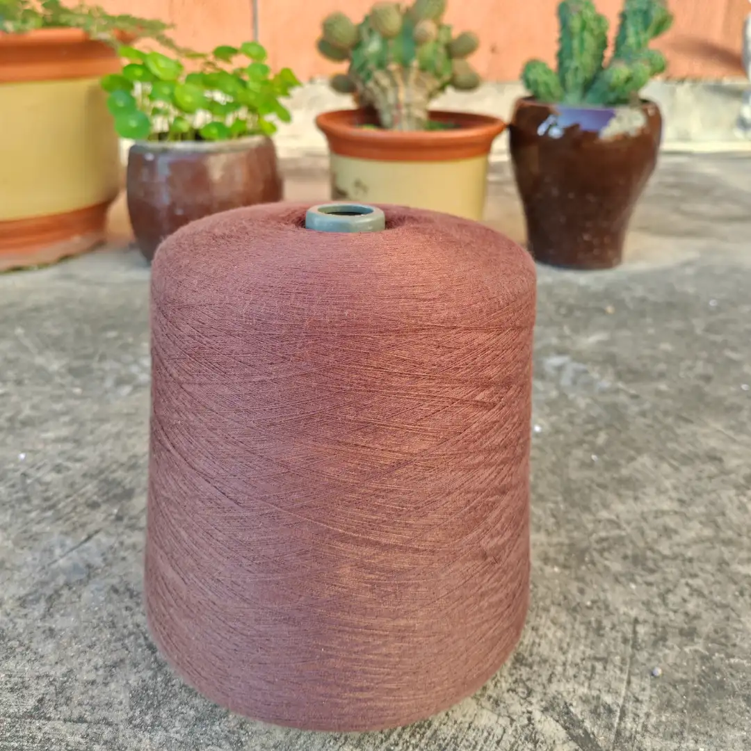 China Yarn for Ladies Vest (Sweater),Men’s Vest (Sweater) Rayon Filament Filament Eco Vero brown color buy from China wholesaler bulk order at wholesale price free worldwide shipping Alibaba