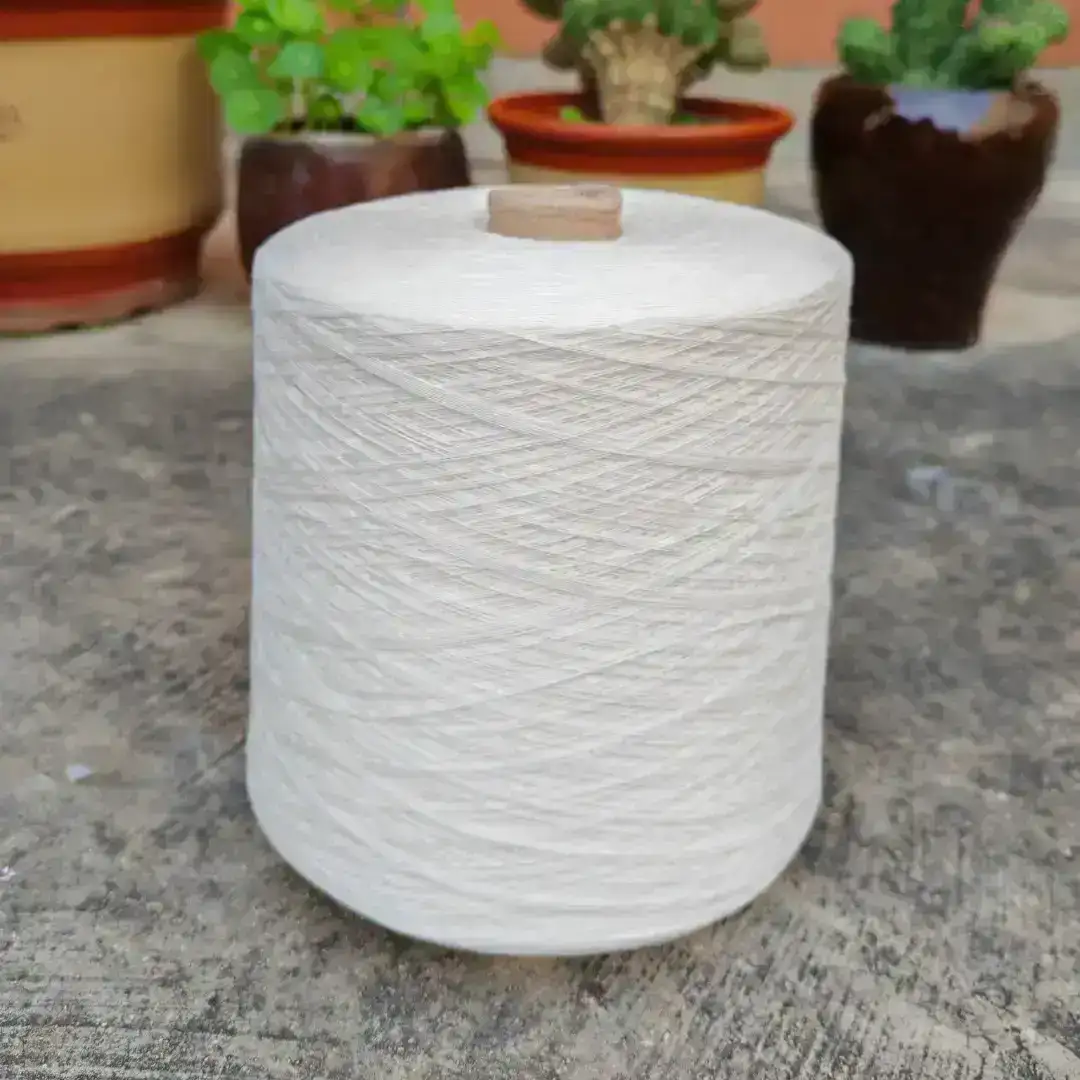 China Yarn for Ladies Vest (Sweater),Men’s Vest (Sweater) Core Spun Yarn Regular Yarn Viscose Polyester Nylon white color buy from China wholesaler bulk order at wholesale price free worldwide shipping Alibaba