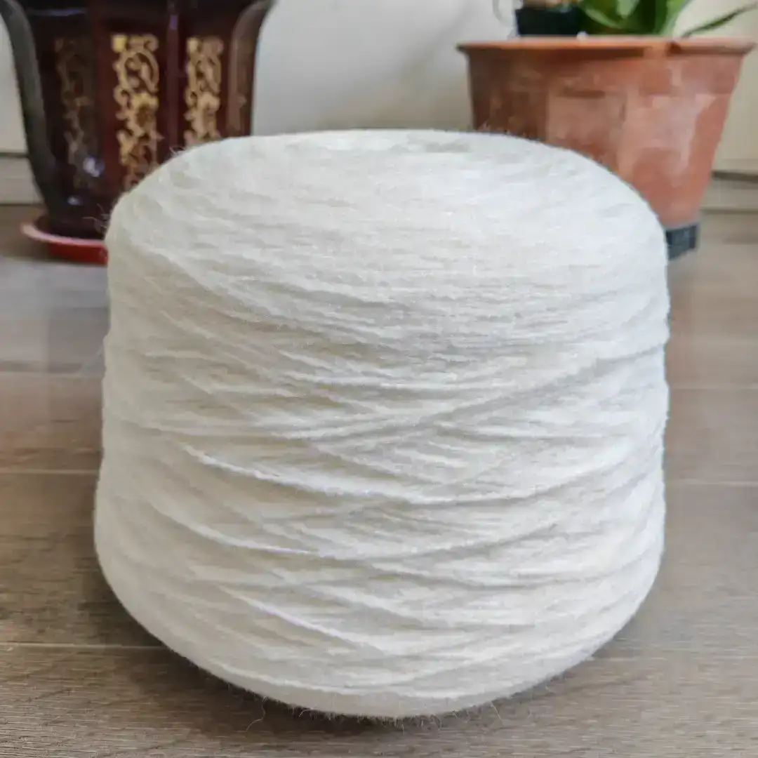 China Yarn for Ladies Vest (Sweater),Men’s Vest (Sweater),Full-Zipper Cardigan (Sweater) Core Spun Yarn Regular Yarn Acrylic Nylon PTT White color buy from China wholesaler bulk order at wholesale price free worldwide shipping Alibaba