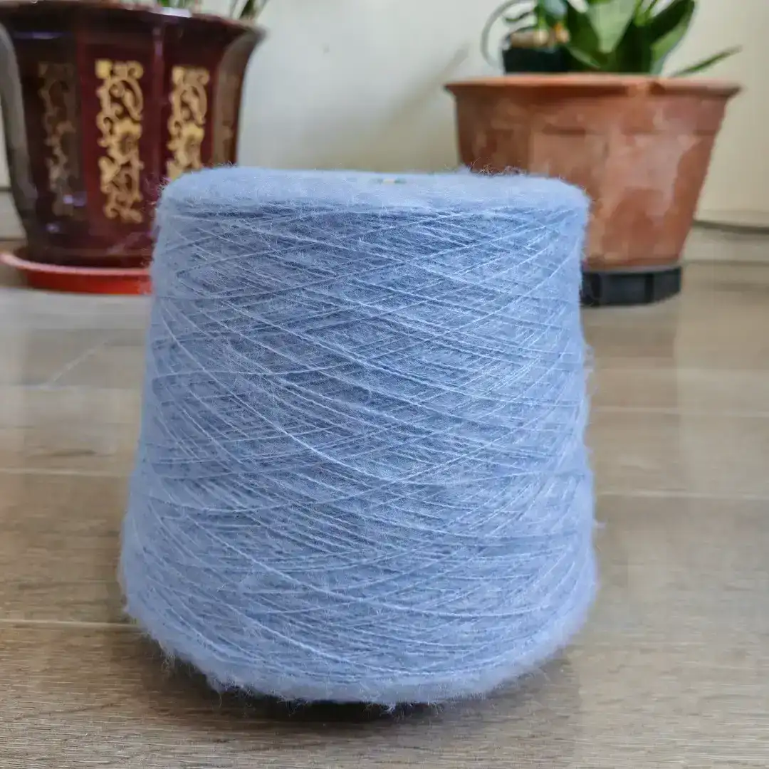 China Yarn for Ladies Vest (Sweater),Men’s Vest (Sweater),Open Cardigan (Sweater) Mossy Yarn Fancy Yarn Acrylic Polyester Spandex blue color buy from China wholesaler bulk order at wholesale price free worldwide shipping Alibaba