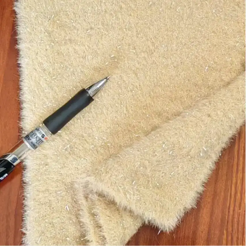 China Yarn for Crop Top,Crew Neck Pullover (Sweater),Crop Top Pullover (Sweater) Cat Feather Yarn Fancy Yarn Nylon Metallic fiber brown color buy from China wholesaler bulk order at wholesale price free worldwide shipping Alibaba