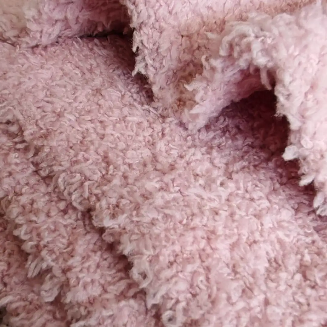 China Yarn for Round Neck Pullover (Sweater),Crew Neck Pullover (Sweater),Crop Top Pullover (Sweater),Hoodie  (Sweater),V-Neck Button Up Cardigan (Sweater) Teddy Yarn Fancy Yarn Polyester purple color buy from China wholesaler bulk order at wholesale price free worldwide shipping Alibaba