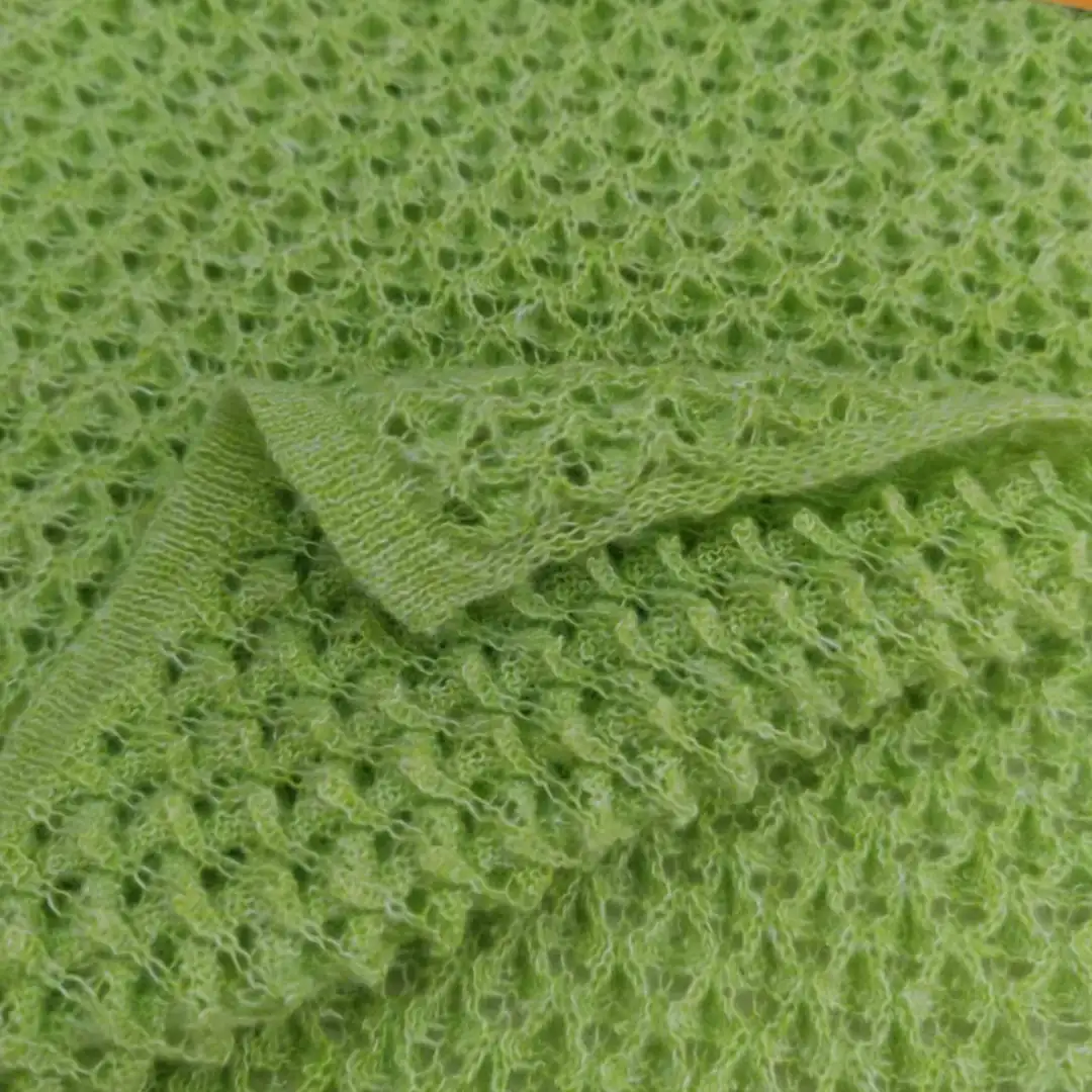 China Yarn for Crop Top,Skirt (Sweater) Mossy Yarn Fancy Yarn Polyester Recycled Polyester Light green color buy from China wholesaler bulk order at wholesale price free worldwide shipping Alibaba