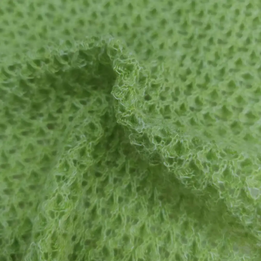 China Yarn for Crop Top,Skirt (Sweater) Mossy Yarn Fancy Yarn Polyester Recycled Polyester Light green color buy from China wholesaler bulk order at wholesale price free worldwide shipping Alibaba