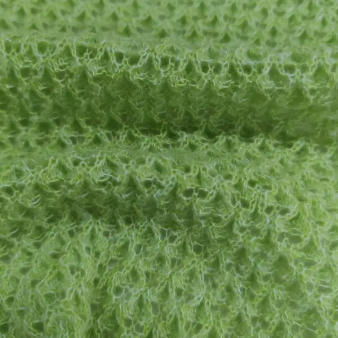 China Yarn for Crop Top,Skirt (Sweater) Mossy Yarn Fancy Yarn Polyester Recycled Polyester Light green color buy from China wholesaler bulk order at wholesale price free worldwide shipping Alibaba