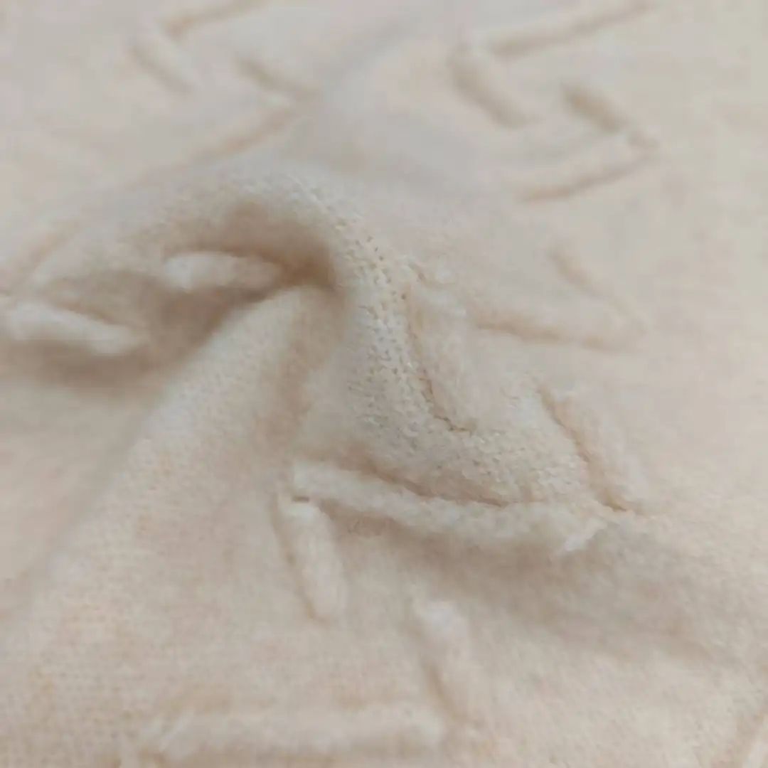 China Yarn for Open Cardigan (Sweater),Shirt Long Sleeve Button (Sweater),Shirt Half Sleeve Button (Sweater),Crop Top Pullover (Sweater) Mossy Yarn Fancy Yarn Recycled Polyester Acrylic Merino Wool Spandex light tan color buy from China wholesaler bulk order at wholesale price free worldwide shipping Alibaba