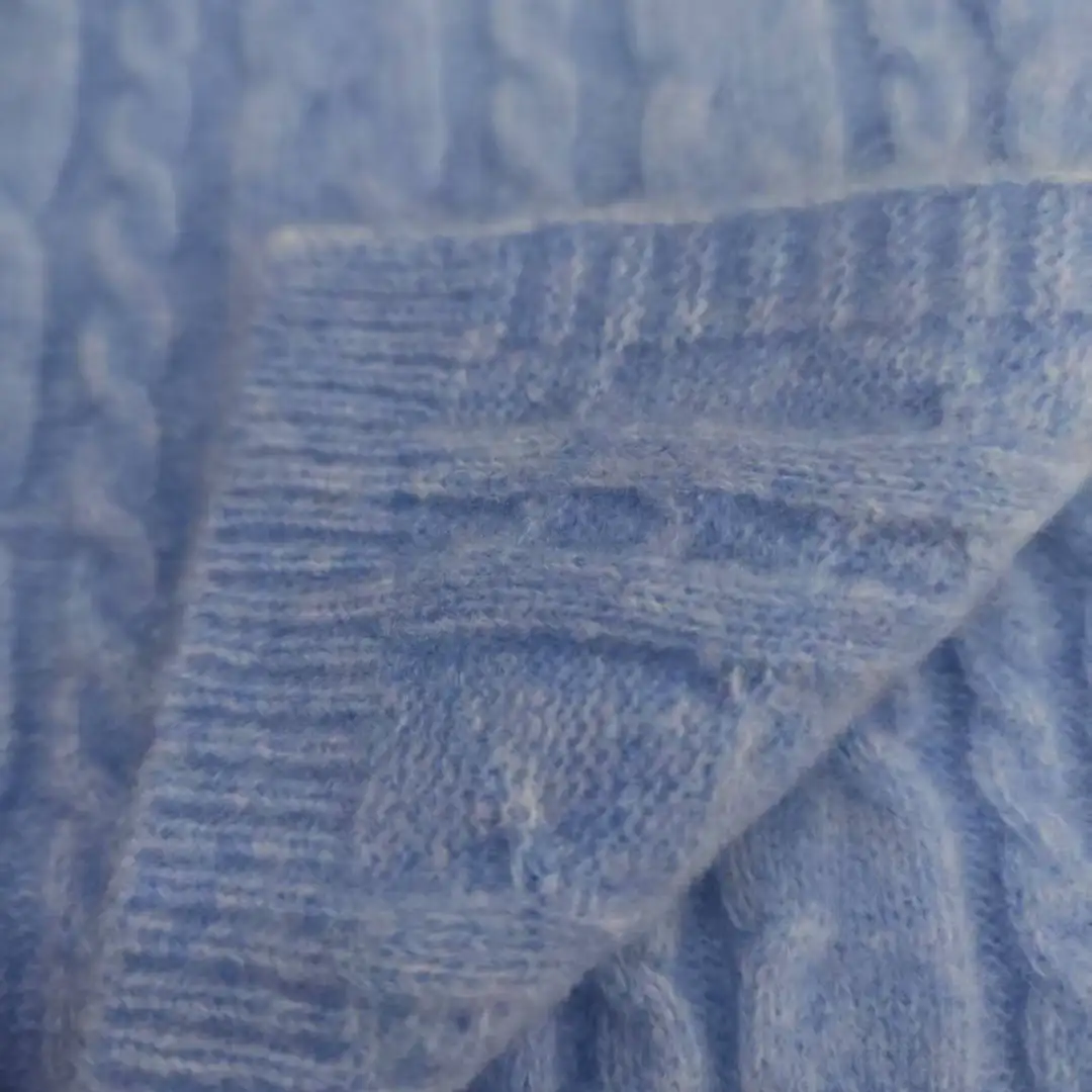 China Yarn for Hoodie,Open Cardigan (Sweater),Full-Zipper Cardigan (Sweater),Round Neck Pullover (Sweater) Mossy Yarn Fancy Yarn Recycled Polyester Polyester Acrylic Wool Blue color buy from China wholesaler bulk order at wholesale price free worldwide shipping Alibaba