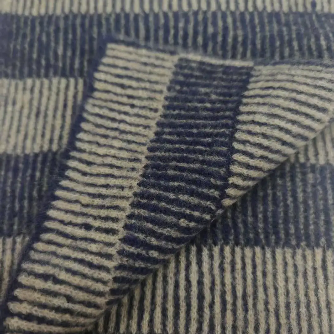 China Yarn for Open Cardigan (Sweater),Full-Zipper Cardigan (Sweater),Crop Top Pullover (Sweater) Mossy Yarn Fancy Yarn Recycled Acrylic Nylon Acrylic RWS Wool Spandex Violet color buy from China wholesaler bulk order at wholesale price free worldwide shipping Alibaba