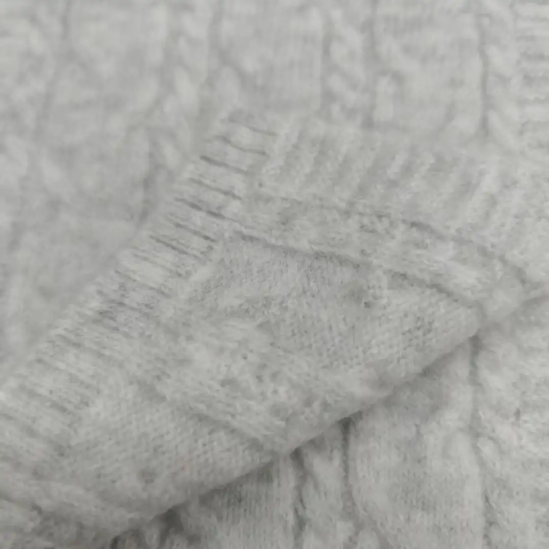 China Yarn for Crop Top,Hoodie,Open Cardigan (Sweater),Full-Zipper Cardigan (Sweater) Mossy Yarn Fancy Yarn Recycled Polyester Acrylic Wool Spandex light gray color buy from China wholesaler bulk order at wholesale price free worldwide shipping Alibaba