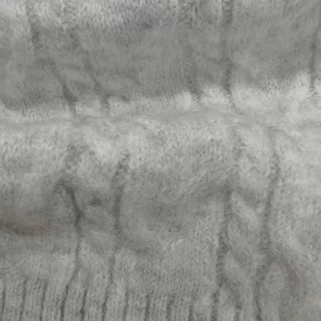 China Yarn for Crop Top,Hoodie,Open Cardigan (Sweater),Full-Zipper Cardigan (Sweater) Mossy Yarn Fancy Yarn Recycled Polyester Acrylic Wool Spandex light gray color buy from China wholesaler bulk order at wholesale price free worldwide shipping Alibaba