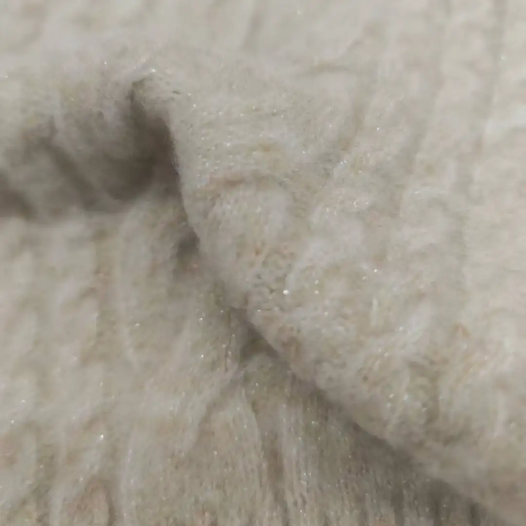 China Yarn for Crop Top,Hoodie,Open Cardigan (Sweater),Half-Zipper Cardigan (Sweater) Mossy Yarn Fancy Yarn Acrylic Nylon Polyester Metallic fiber Spandex Wool light brown color buy from China wholesaler bulk order at wholesale price free worldwide shipping Alibaba