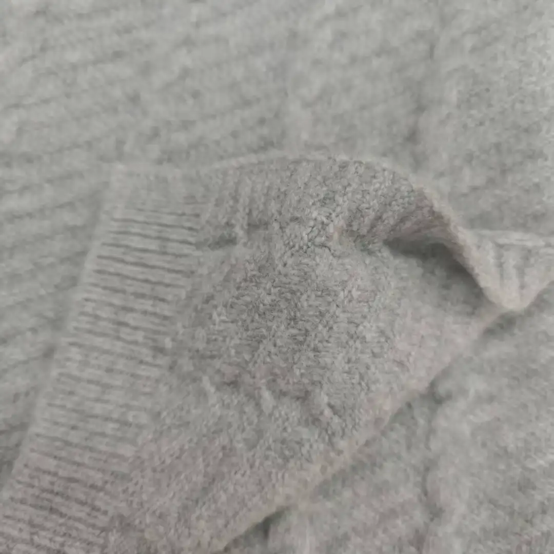 China Yarn for Open Cardigan (Sweater),Round Neck Pullover (Sweater),Crop Top Pullover (Sweater) Mossy Yarn Fancy Yarn Recycled Polyester Polyester Spandex Wool Gray color buy from China wholesaler bulk order at wholesale price free worldwide shipping Alibaba