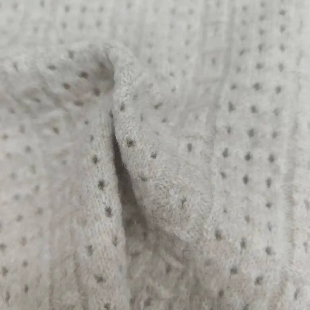 China Yarn for Shirt Long Sleeve Zipper (Sweater),Shirt Half Sleeve Button (Sweater),Crop Top Pullover (Sweater) Mossy Yarn Fancy Yarn Recycled Polyester Wool Spandex light tan color buy from China wholesaler bulk order at wholesale price free worldwide shipping Alibaba