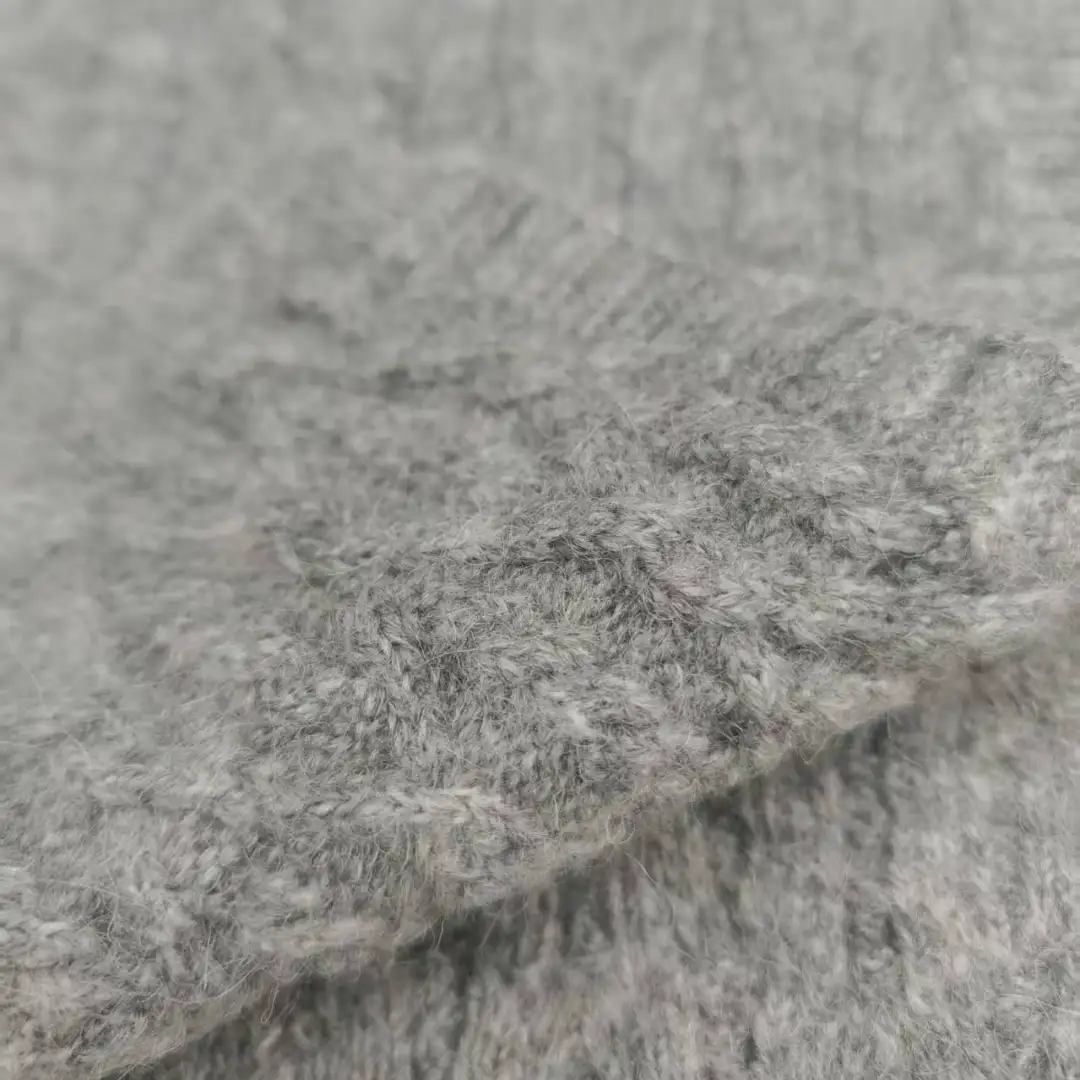 China Yarn for Open Cardigan (Sweater),Half-Zipper Cardigan (Sweater),Crop Top Pullover (Sweater) Mossy Yarn Fancy Yarn Acrylic Polyester Wool Alpaca Spandex Darkgray color buy from China wholesaler bulk order at wholesale price free worldwide shipping Alibaba