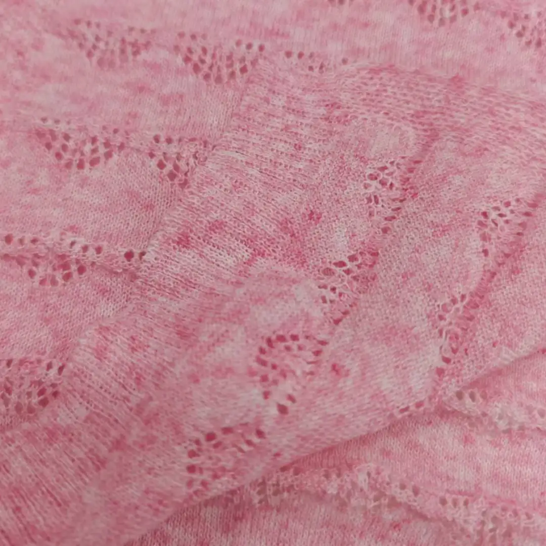 China Yarn for Polo Shirt,Crop Top,Open Cardigan (Sweater),Kids Crew-Neck Cardigan (Sweater) Cool Touch Functional Yarn Polyester Linen Pink color buy from China wholesaler bulk order at wholesale price free worldwide shipping Alibaba