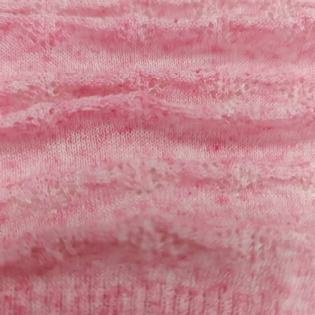 China Yarn for Polo Shirt,Crop Top,Open Cardigan (Sweater),Kids Crew-Neck Cardigan (Sweater) Cool Touch Functional Yarn Polyester Linen Pink color buy from China wholesaler bulk order at wholesale price free worldwide shipping Alibaba