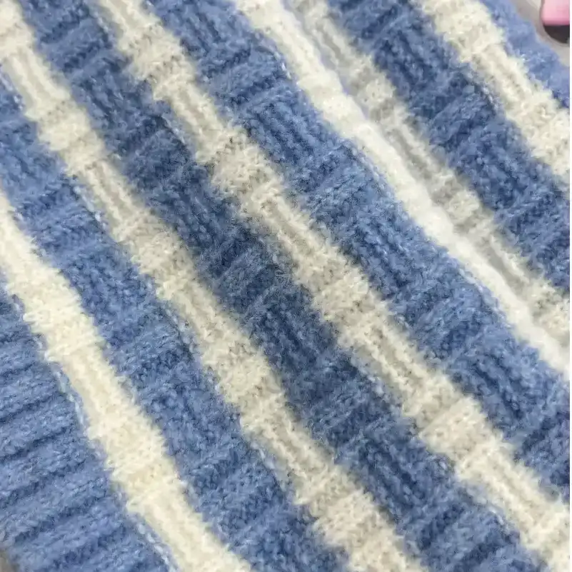 China Yarn for Ladies Vest (Sweater),Men’s Vest (Sweater),Open Cardigan (Sweater),Full-Zipper Cardigan (Sweater),Half-Zipper Cardigan (Sweater),Shirt Long Sleeve Button (Sweater),Shirt Long Sleeve Zipper (Sweater),Shirt Half Sleeve Button (Sweater) Mossy Yarn Fancy Yarn Wool Polyester Recycled Polyester Elastane blue and white color buy from China wholesaler bulk order at wholesale price free worldwide shipping Alibaba