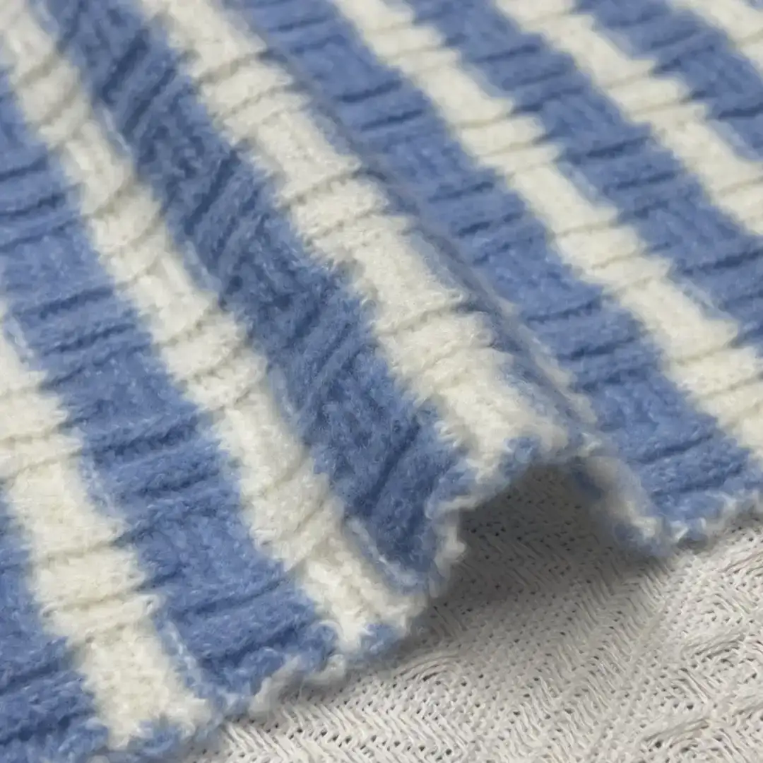 China Yarn for Ladies Vest (Sweater),Men’s Vest (Sweater),Open Cardigan (Sweater),Full-Zipper Cardigan (Sweater),Half-Zipper Cardigan (Sweater),Shirt Long Sleeve Button (Sweater),Shirt Long Sleeve Zipper (Sweater),Shirt Half Sleeve Button (Sweater) Mossy Yarn Fancy Yarn Wool Polyester Recycled Polyester Elastane blue and white color buy from China wholesaler bulk order at wholesale price free worldwide shipping Alibaba